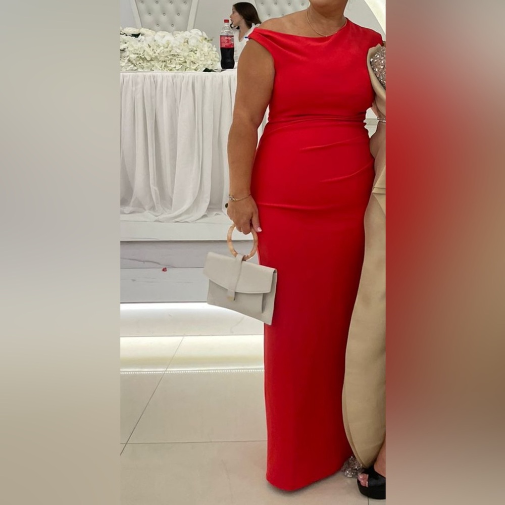 Chic Red Pencil Dress for Women